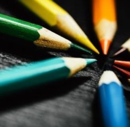 colored pencils