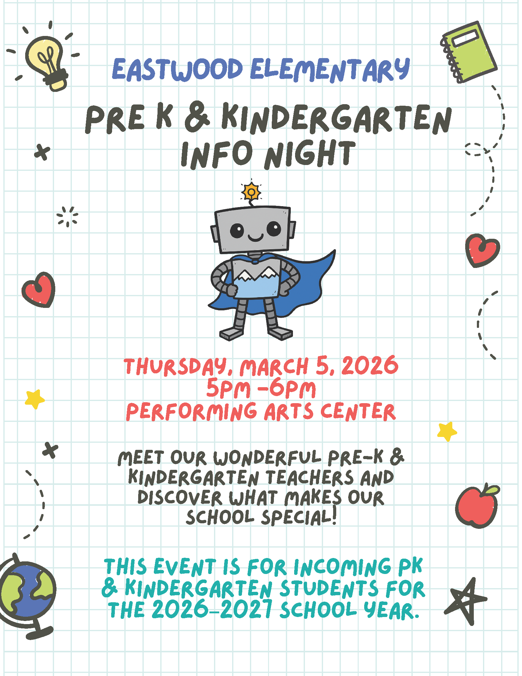 PK-K Parent Night