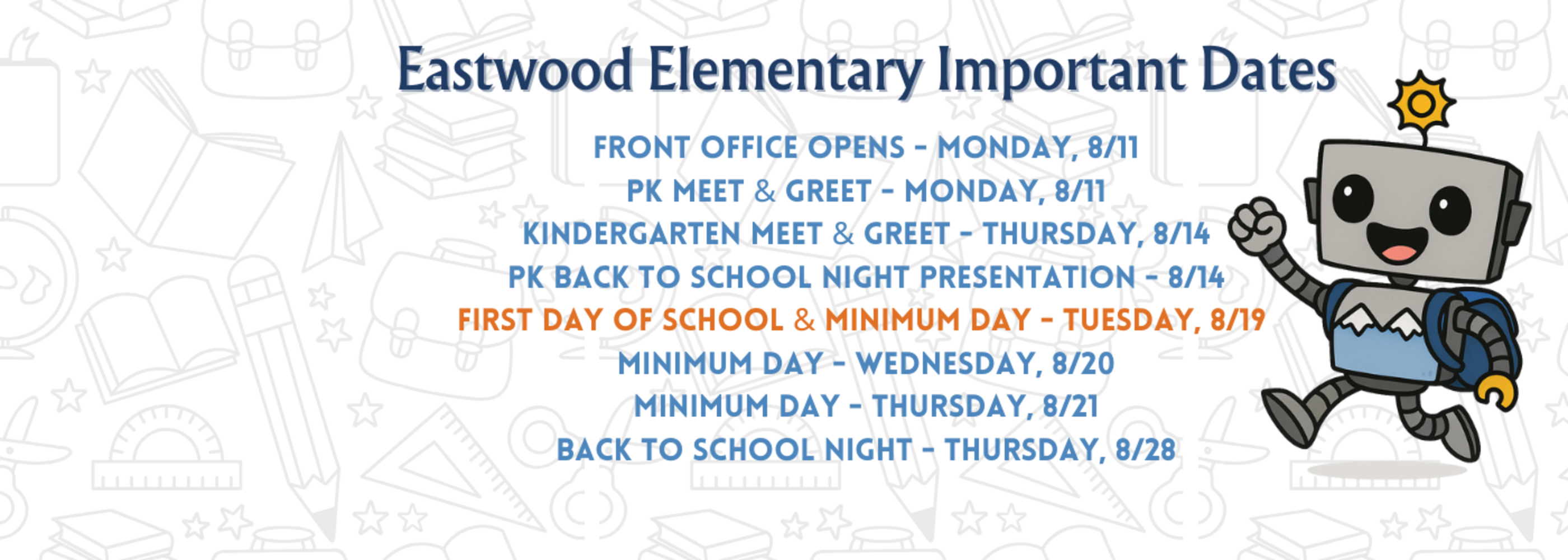 PK Back to School Night Presentation